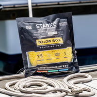 STARKE SINLGE SIDED STEP 2 YELLOW WOOL POLISHING PAD